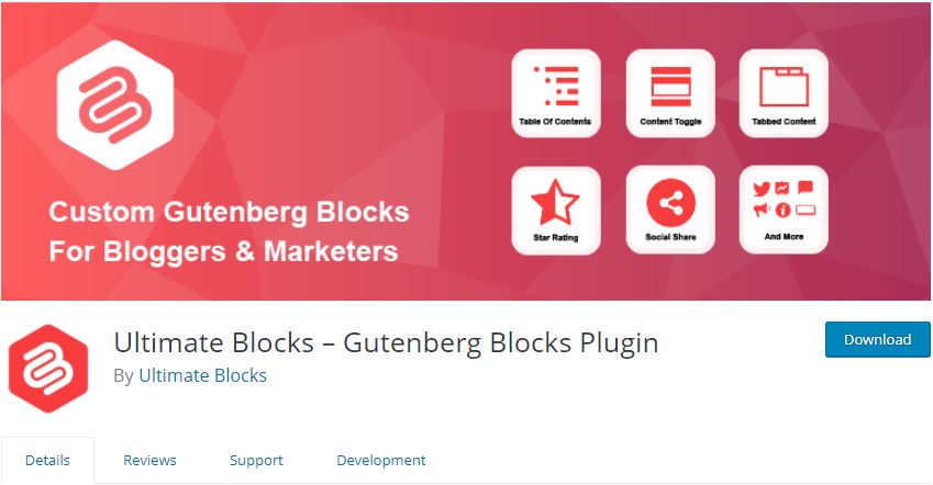 WordPress Gutenberg Blocks plugin